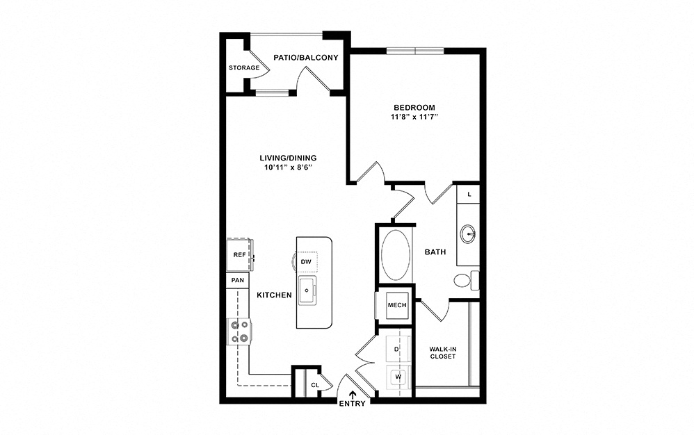The Canal – A2 Floorplan Image
